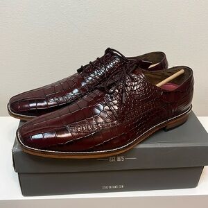 Stacy Adams Gabardo Bike Toe Oxford 10.5